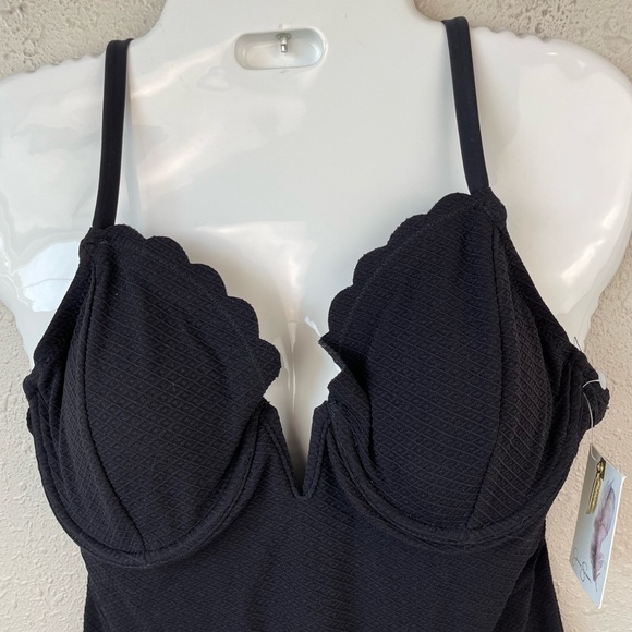 NWT Jessica Simpson One Piece Swim Suit Size L - Picture 2 of 7